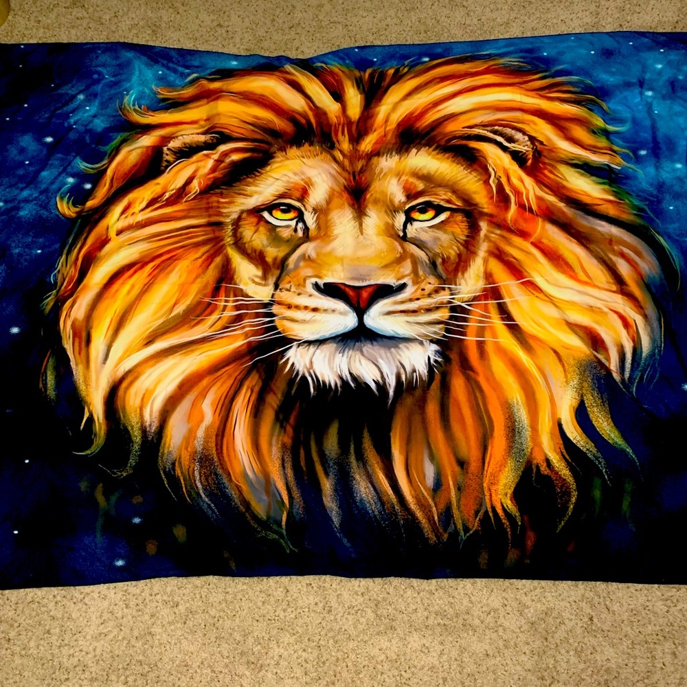 Lion mane tapestry